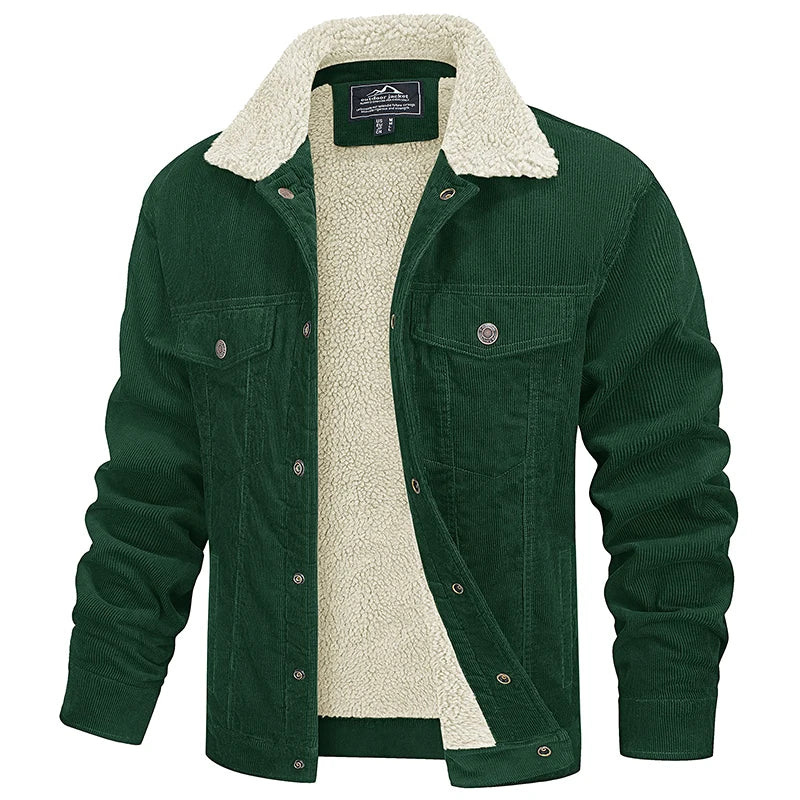 Rugged Mens Cotton Cord Jacket