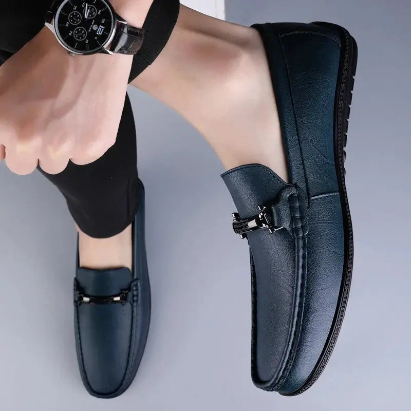 Vecchia | Leather Loafers – Classic Sophistication with Modern Detail