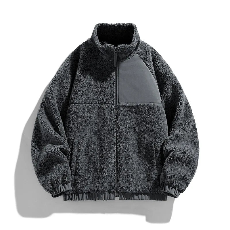 Warm Fleece Zip Up Mens Jacket