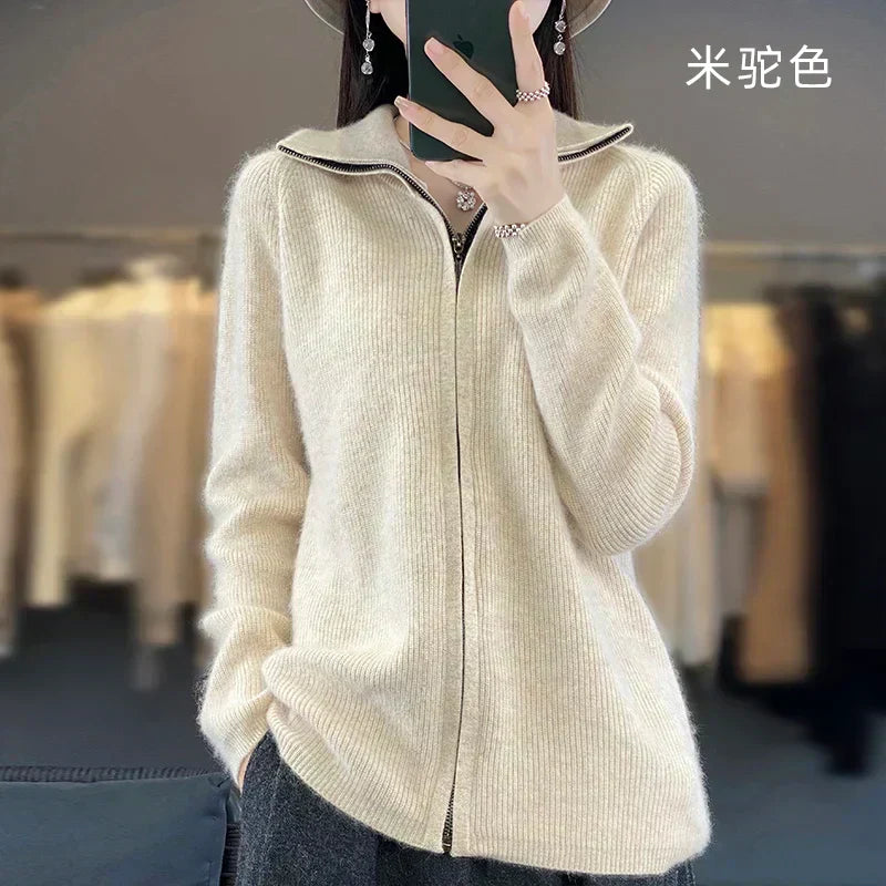 Soft Cashmere Open Cardigan | Relaxed Fit Knit
