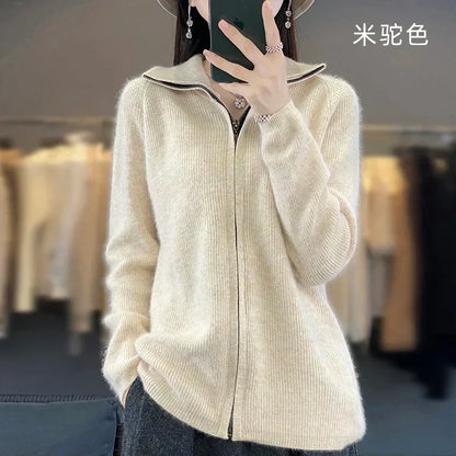 Soft Cashmere Open Cardigan | Relaxed Fit Knit