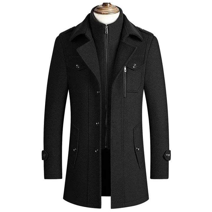 Open-Collar Vincent Trench Coat