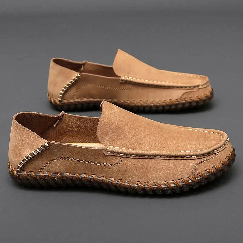 Bennett | Leather Loafers – Handmade Slip-On Shoes with Cushioned Comfort