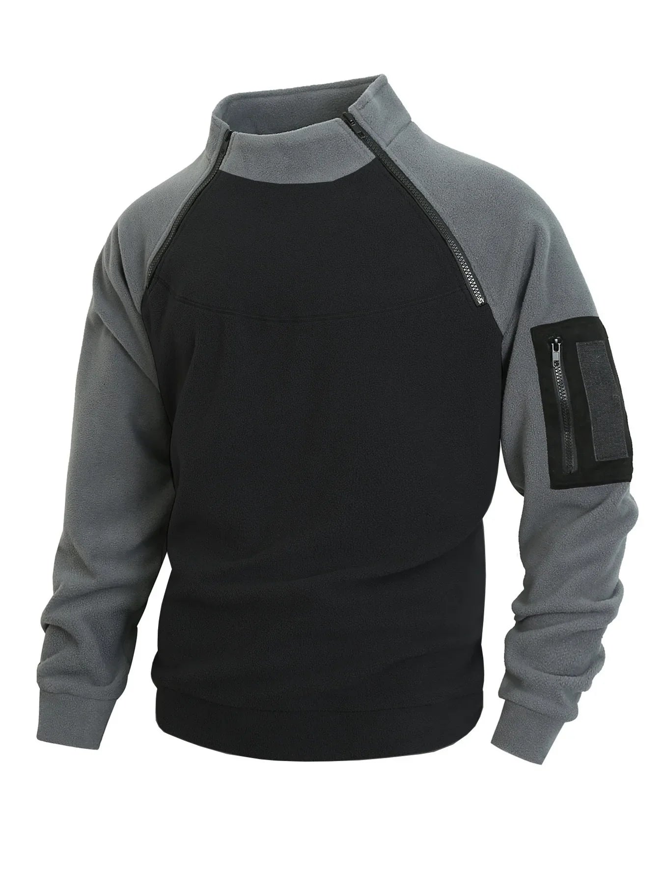 Slim Fit Mens Full Zip Hooded Sweatshirt