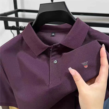 Classic Comfortable Men's Polo Shirt - Soft & Moisture Wicking