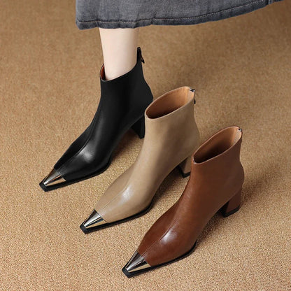 Elyth Genuine Leather Boots