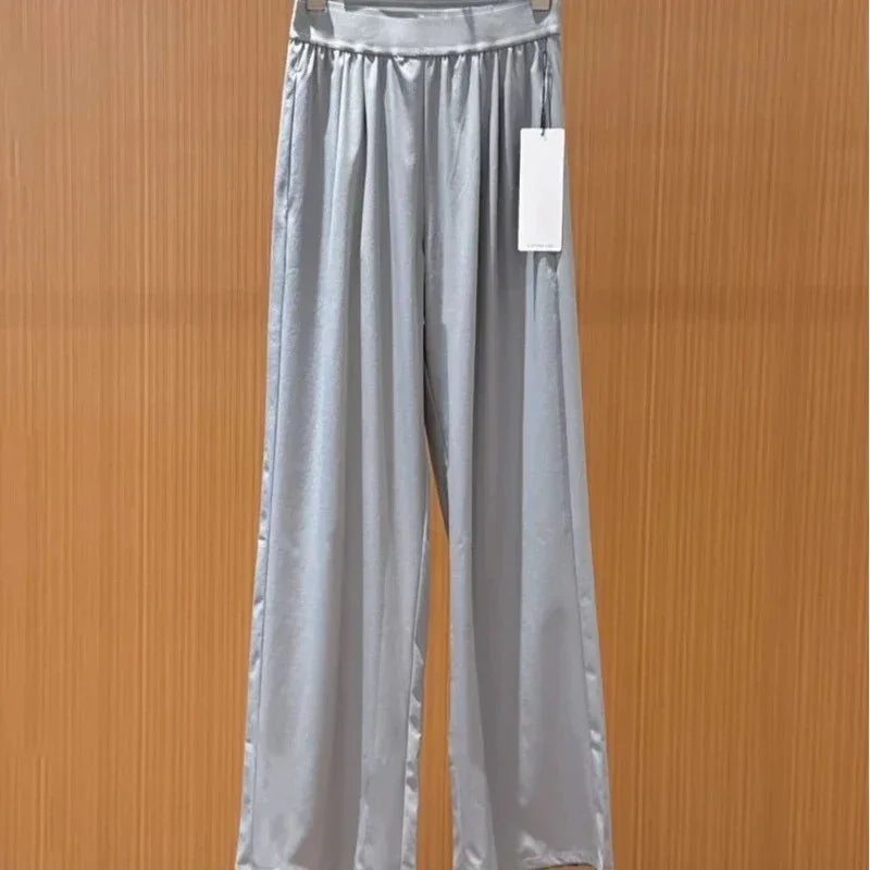 Comfortable High-Waist Elastic Wide Leg Yoga Pants