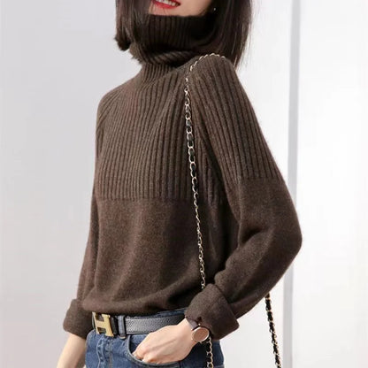 Soft Women's Wool Crew Neck Winter Sweater