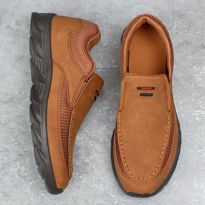 Breathable Leather Sneakers
