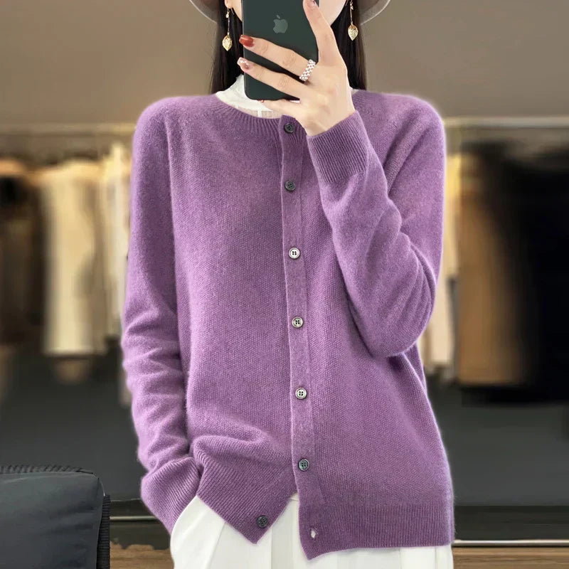 Soft Merino Wool Cardigan for All Seasons