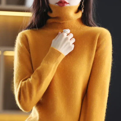 Luxury Soft Cashmere Crew Neck Winter Sweater - BritishElegance