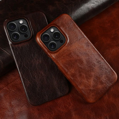 Premium Leather iPhone Cover Genuine Handmade - BritishElegance