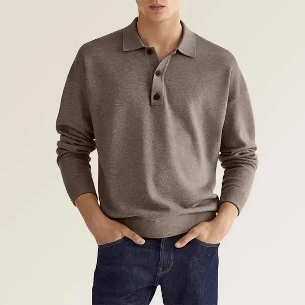 Classic Fit Men's Polo Shirt – Regular Fit Crew Neck Top