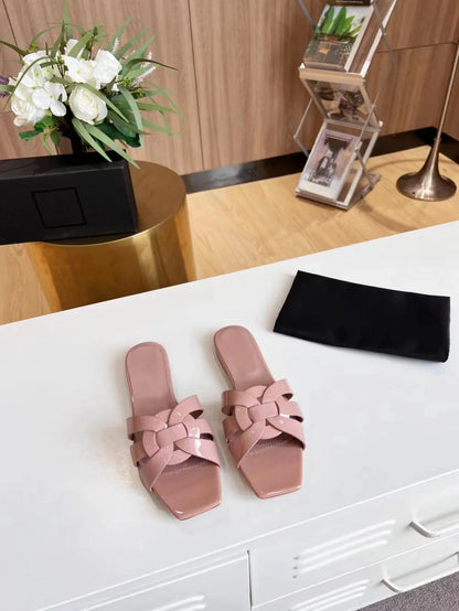 Authentic Leather Comfortable Sandal Slides