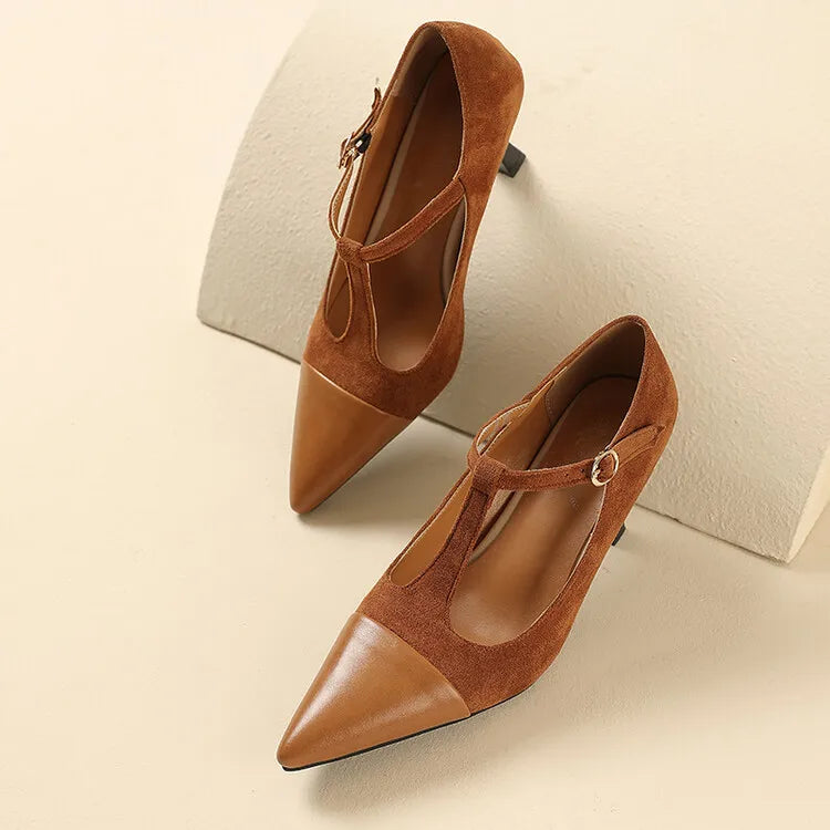 Vistra Leather Heels