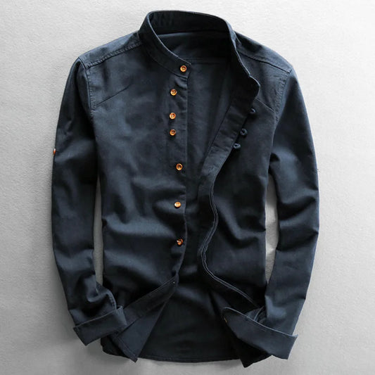 Casual Summer Linen Blend Shirt - BritishElegance