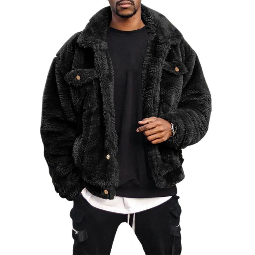 Max – Suede Jacket Man - Stylish Plush | Winter Coat