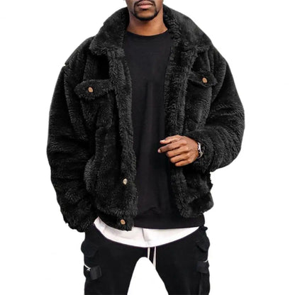 Max – Suede Jacket Man - Stylish Plush | Winter Coat