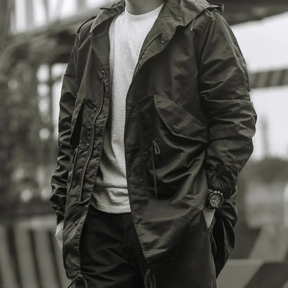 Waterproof Men's Parka Jacket - Durable Windbreaker Coat - BritishElegance