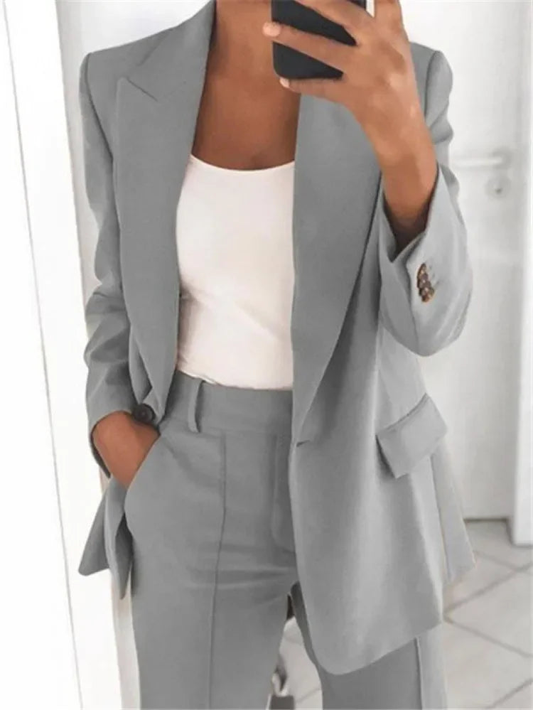 Comfortable Fit Women's Office Blazer