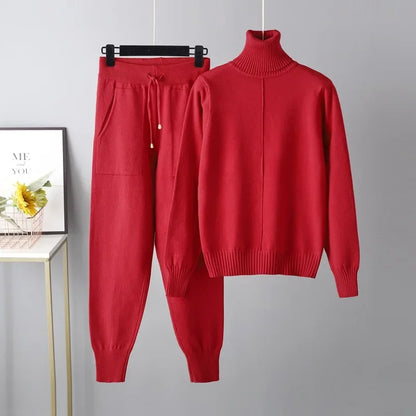 Cozy Women's 2-Piece Knit Outfit
