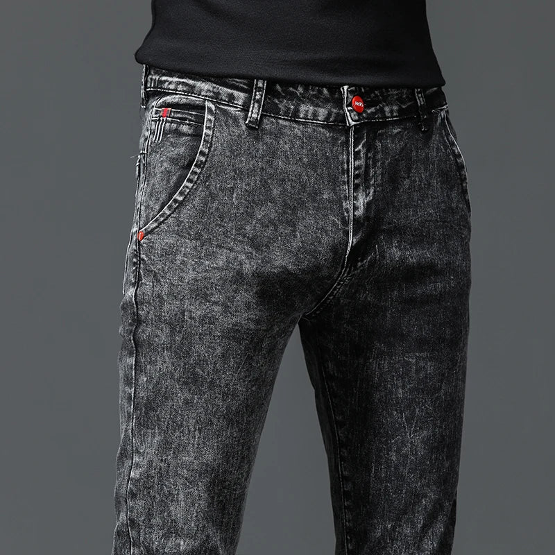 Men's Skinny Fit Dark Wash Jeans
