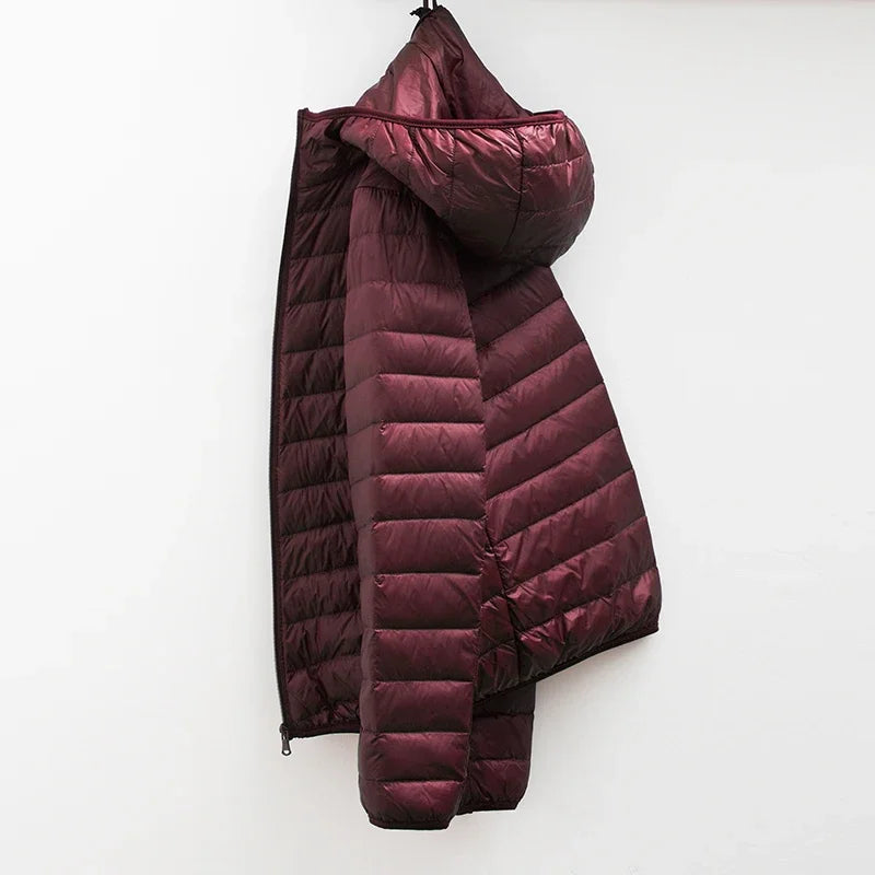 Warm Men's Down Filled Parka Winter Jacket