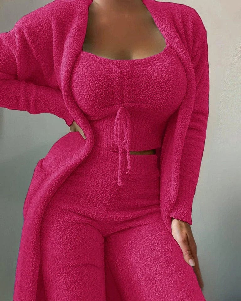 Warm Winter Clothing Set - Soft Cozy Sweater Outfit