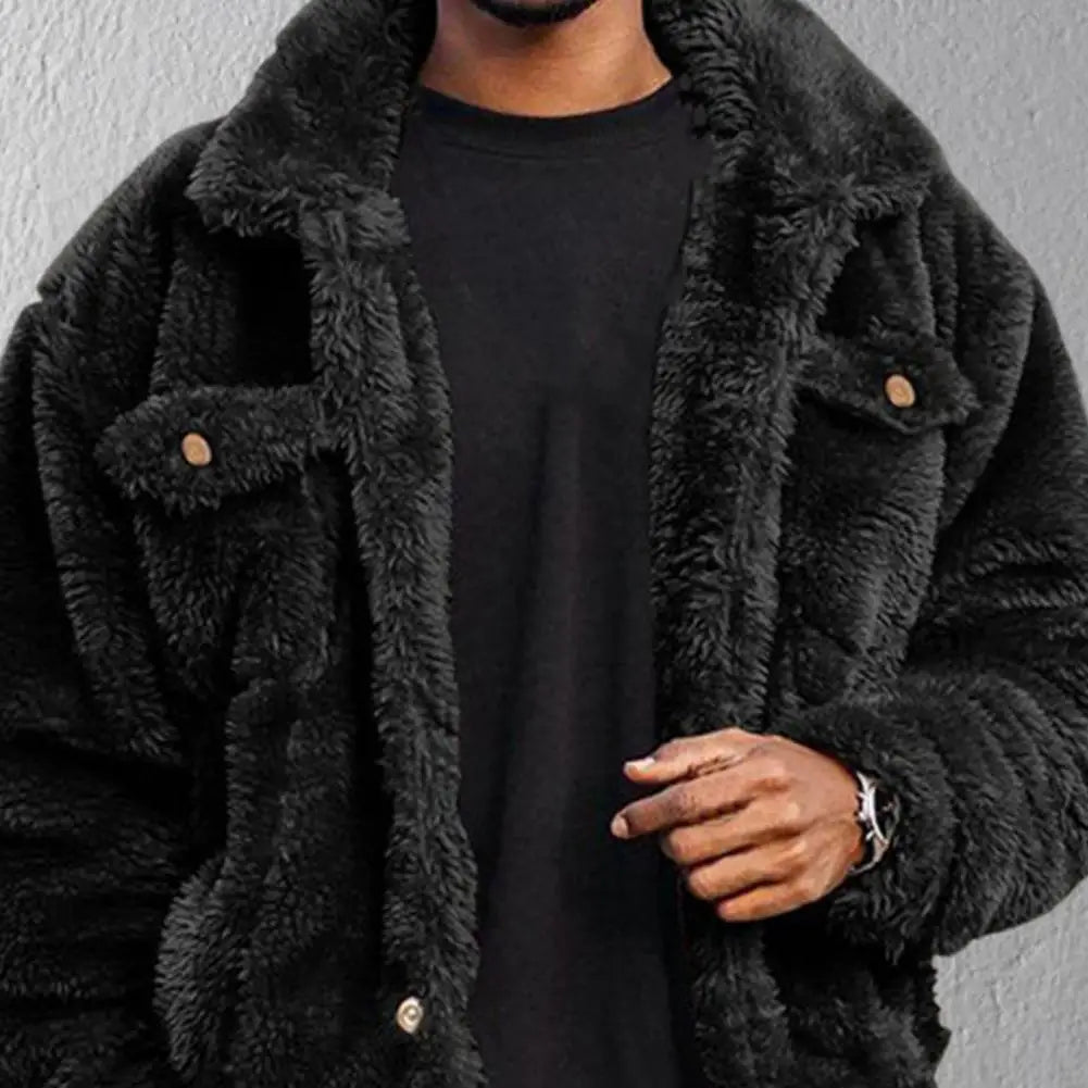 Max – Suede Jacket Man - Stylish Plush | Winter Coat