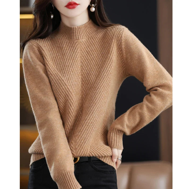 Warm Women's Cable Knit Sweater