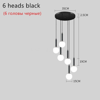 Luxury Glass Ball Chandelier