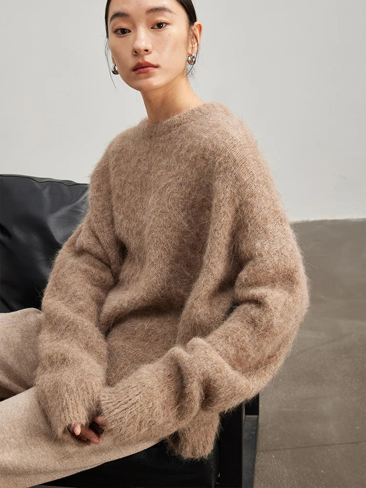 Cozy Large Alpaca Sweater - BritishElegance