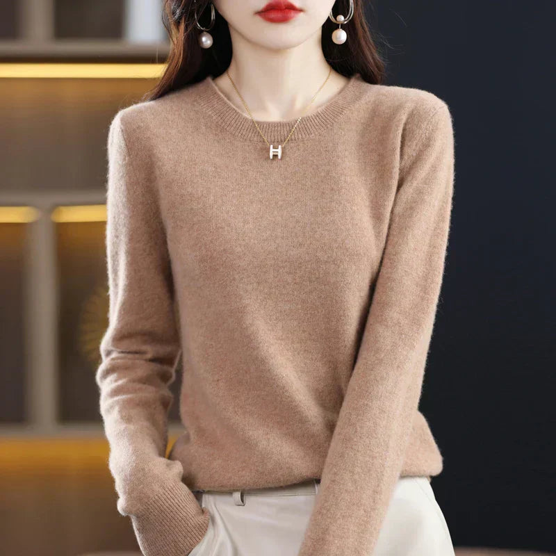 Warm Cozy Cashmere Blend Winter Sweater