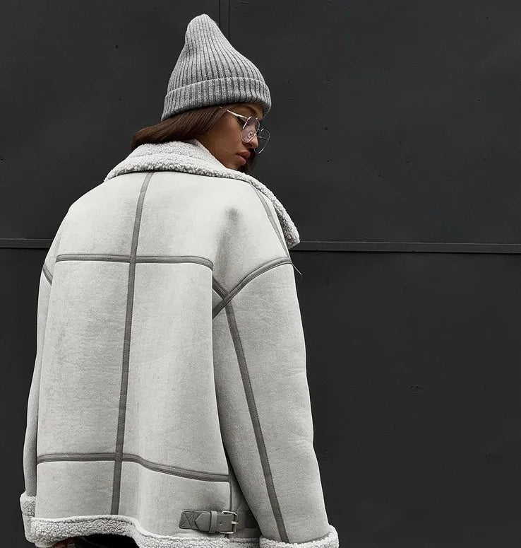 Women’s Fashion Spring Coat – Maja Soft Outerwear for Transitional Seasons