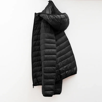 Warm Men's Down Filled Parka Winter Jacket