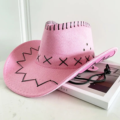 Classic Rhinestone Wedding Cowgirl Hat