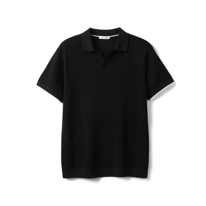 Classic Fit Short Sleeve Polo Shirts for Men
