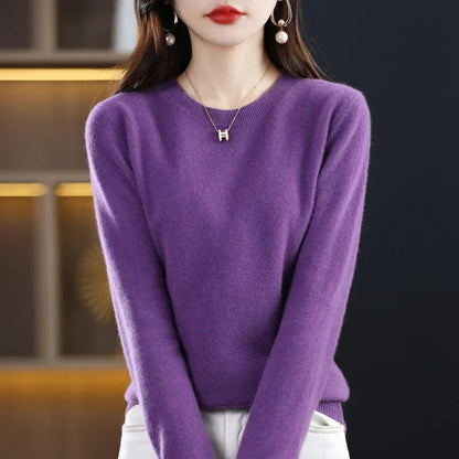 Warm Cozy Cashmere Blend Winter Sweater