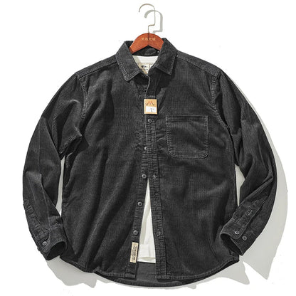 Warm Corduroy Mens Jacket – Fitted Winter Coat