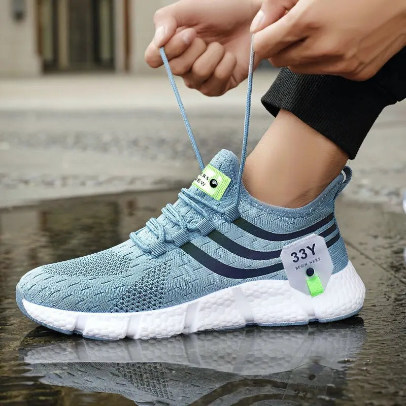 Lightweight Mesh Sneakers Black