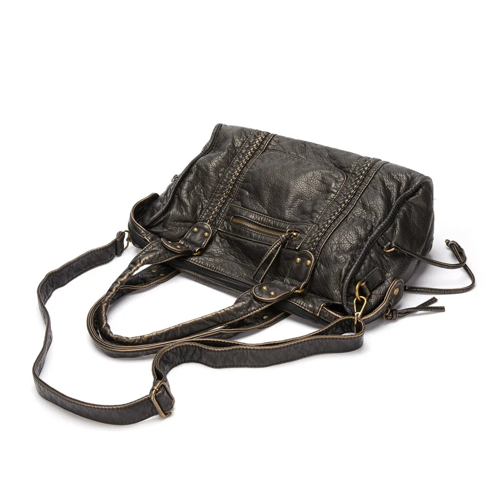Black Course Handbag - RACHEL