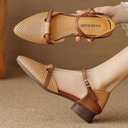 Celal Genuine Leather Heels