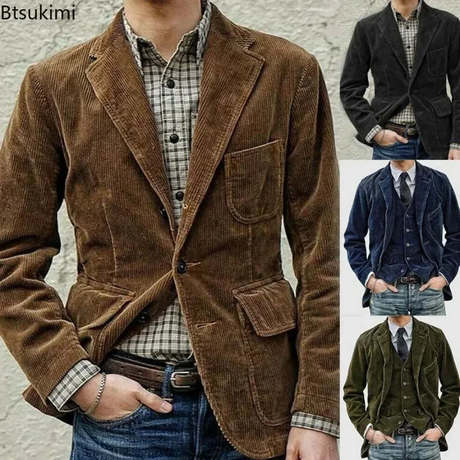 Rugged Padded Mens Jacket - BritishElegance