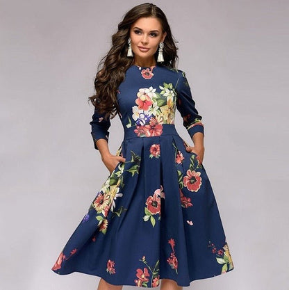 Seliora – Women's Midi Formal Dress