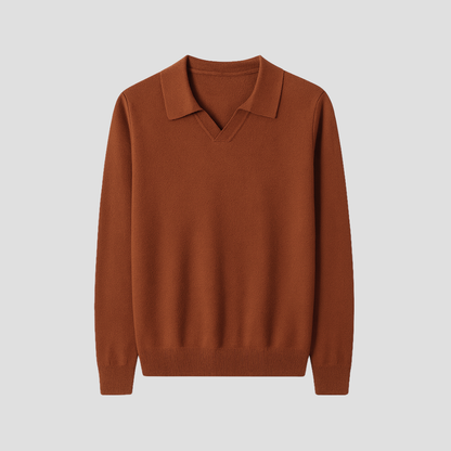 Men’s Resort Collar Knit Sweater