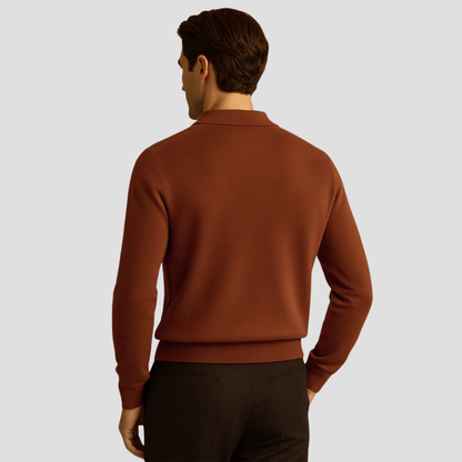 Men’s Resort Collar Knit Sweater
