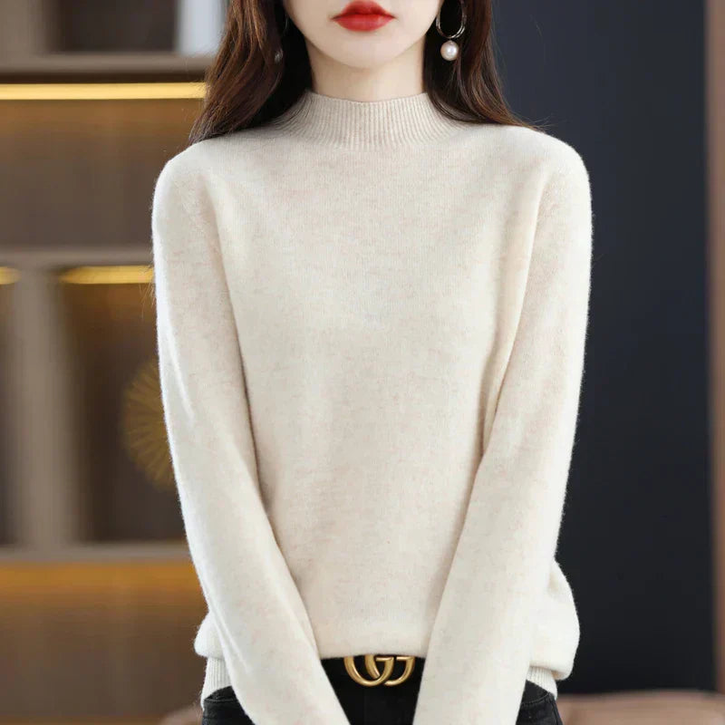 Cozy Pure Wool Women's Winter Sweater