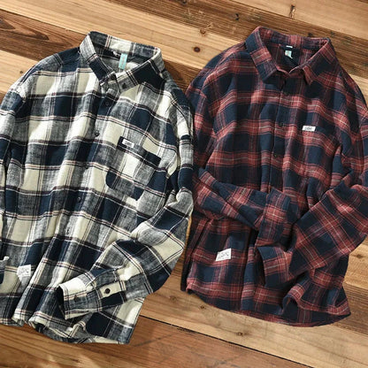 Harlan | Plaid Cotton Shirt – Men’s Relaxed Fit Button Down