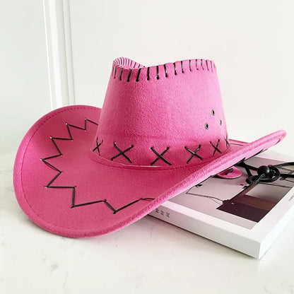 Classic Rhinestone Wedding Cowgirl Hat