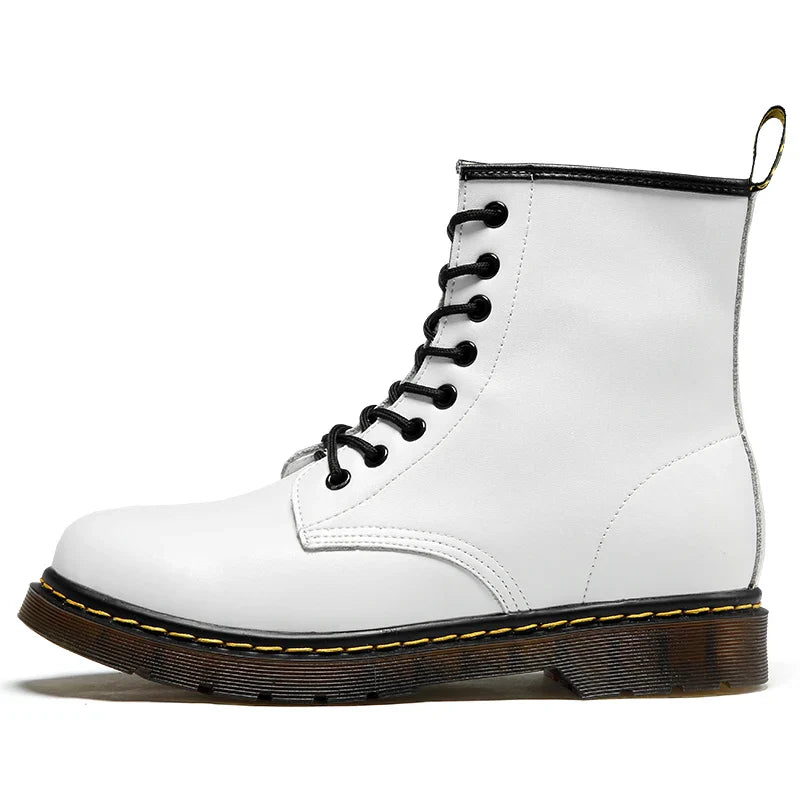 Warm Insulated Leather Chelsea Boots for Men